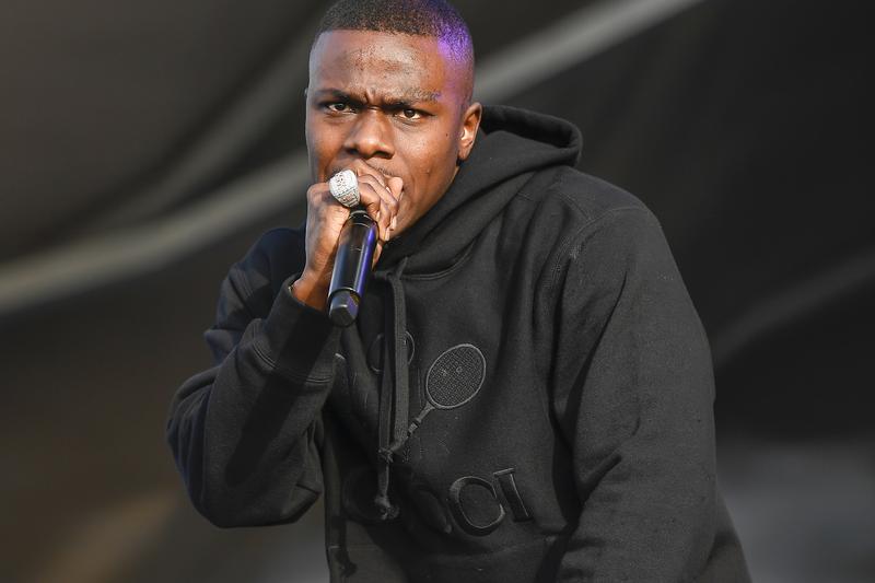 Givenchy black faded logo hoodie of DaBaby in the music video